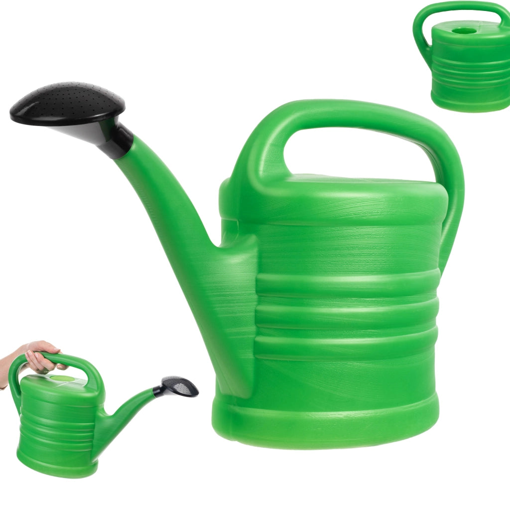 Annaffiatoio da giardino KADAX da 15 litri per uso domestico, in plastica, di grande capacità, ideale per innaffiare fiori e piante.