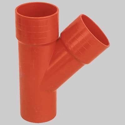 DERIVAZIONE 45  ° PVC   EE ? 63     MADE IN ITALY
