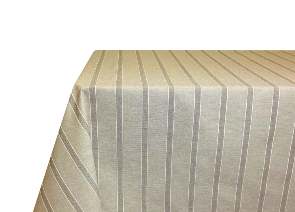 Tovaglia Per Salotto Cucina In Miros Misto Cotone Made In Italy California RP - 140X300 - Beige