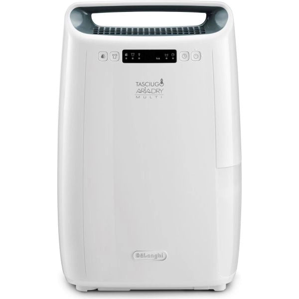 De’longhi tasciugo ariadry - deumidificatore, capacità deumidificazione 16l/24h, serbatoio 2,1l, bianco (dexd216rf)