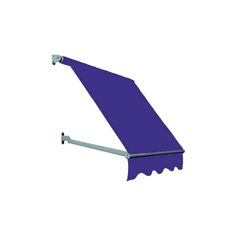 Tenda da Sole a Caduta Forzata Tempotest Parà, Bracci Sporgenza 100 cm, Largh. 2,4 Metri, Col. Nero 24 - Ideale per Finestre e Vetrine