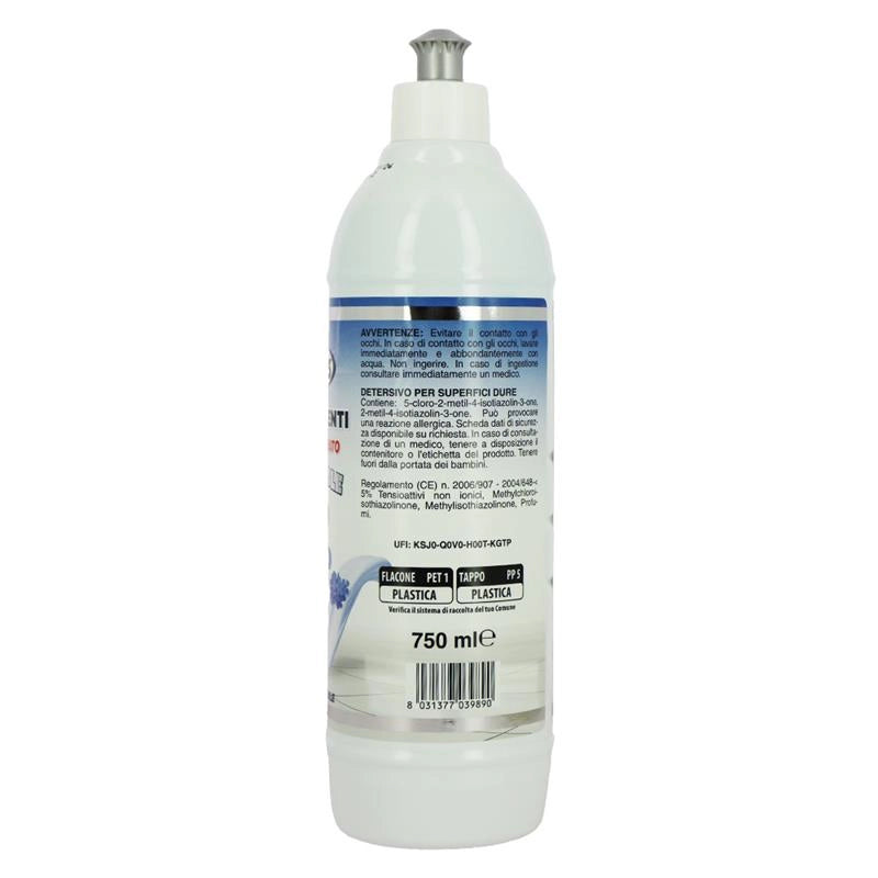 MAURY'S LAVAPAVIMENTI SUPERPROFUMATO SQUEEZABLE 750ML, SET 6PZ INFINITY BLU