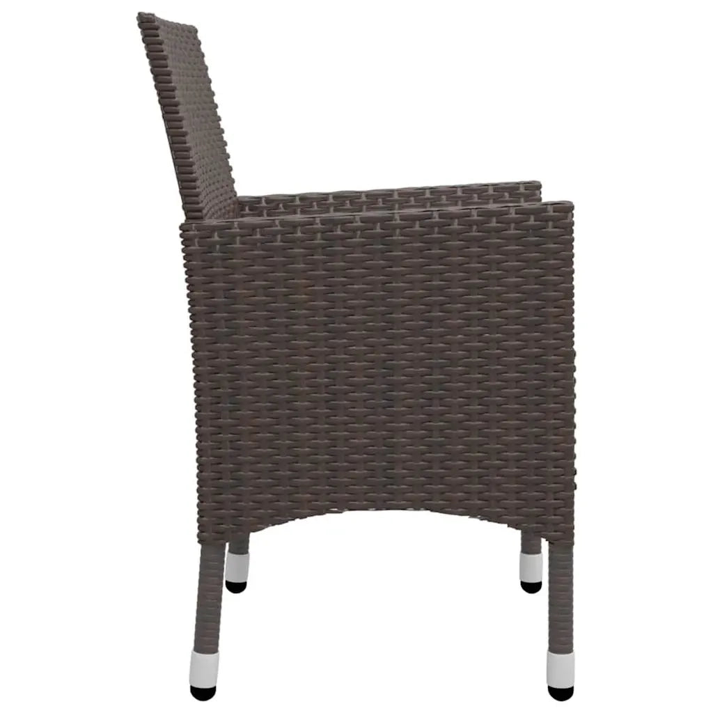 Set Mobili da Pranzo per Giardino 5 pz Marrone 3068738