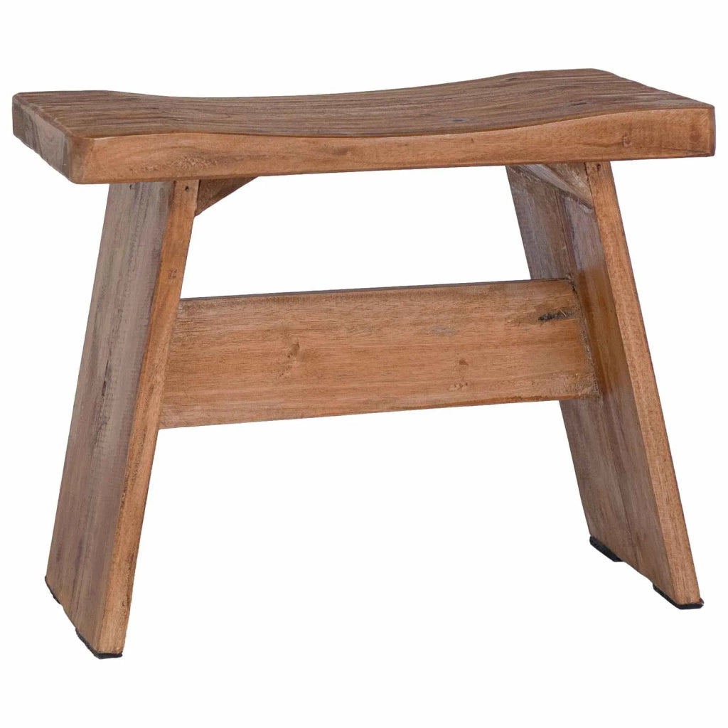 Pouf Naturale 40 x 25 x 31 cm Legno di Mogano 42012397