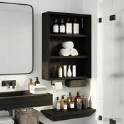 Armoire murale de salle de bain Chêne noir 40 x 10 x 50 cm