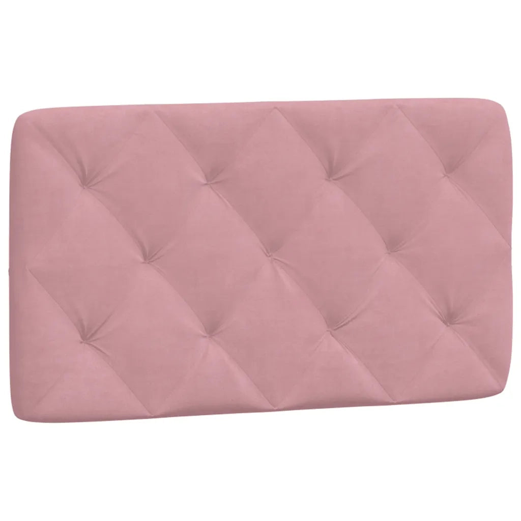 Cuscino Testiera Rosa 80 cm in Velluto CFW7303787