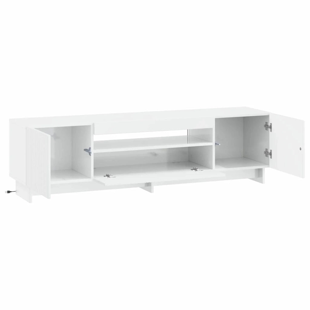 Mobile TV LED EDE 153 x 35 x 43 cm Bianco Lucido 896029