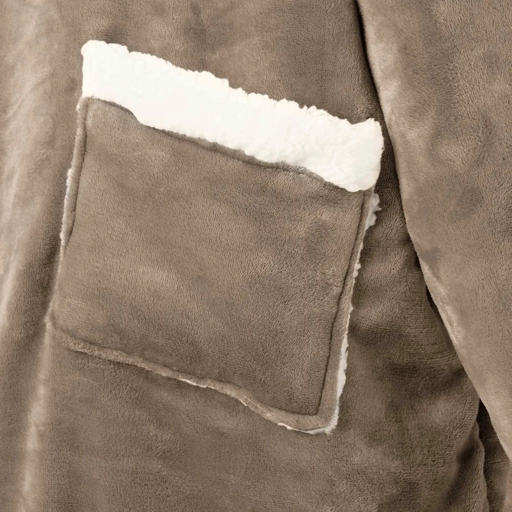 Felpa coperta Cammello M Pile e Flanella CFW6348865