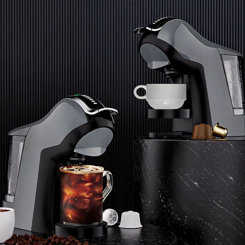 Macchina da Caffè HiBREW H17 4 in 1 20 Bar 1400 W Caldo/Freddo con Touch Screen e Serbatoio 1 L