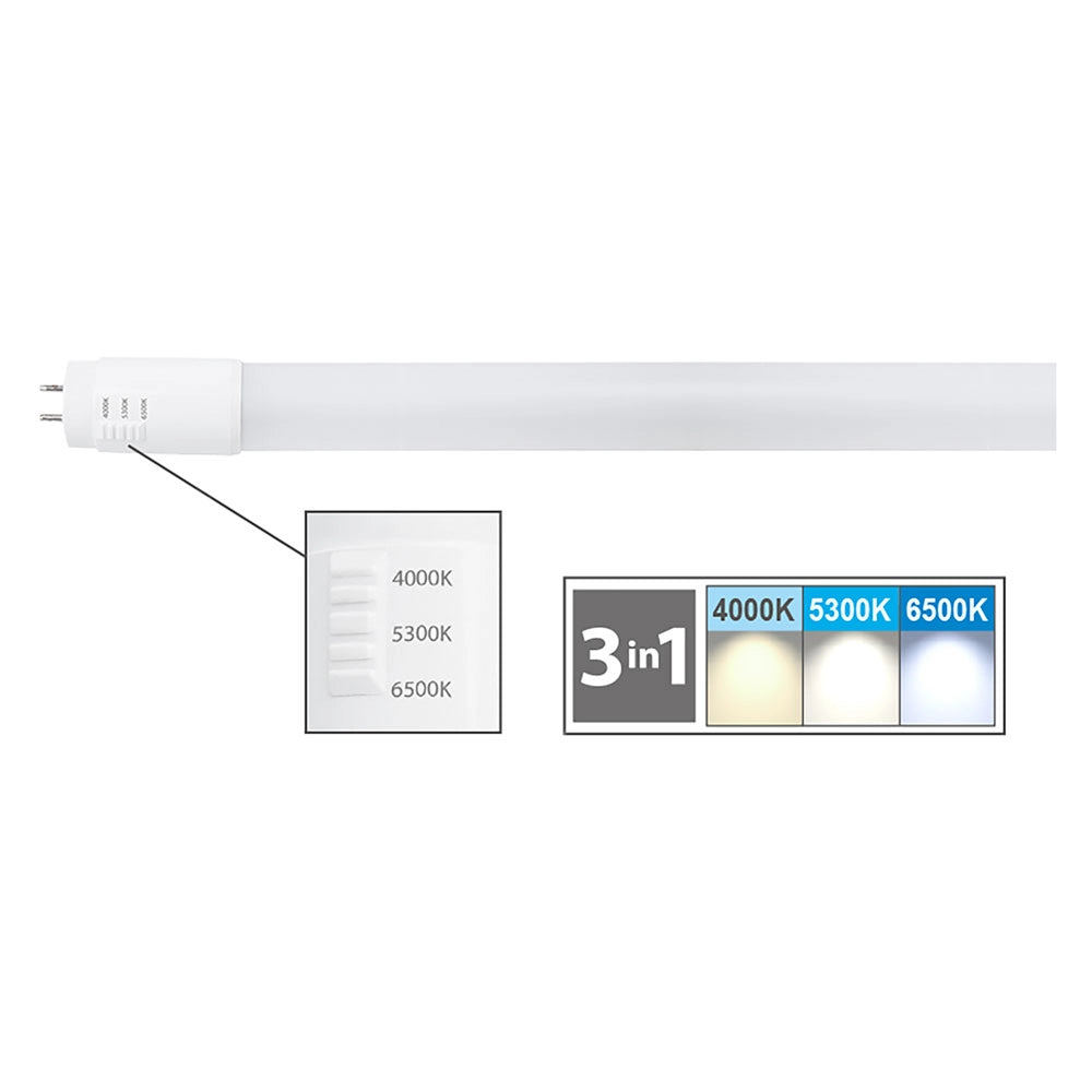Neon Lineare Novaitalia Vetro a Led Cambia Tono 18w 130w 1200 mm Ø 26