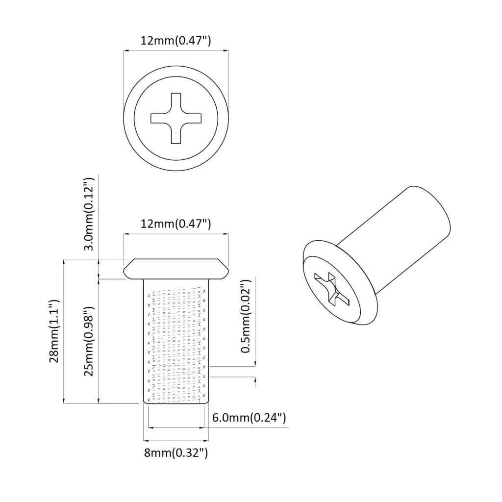 Dado a bloccaggio 2857 pz Argento Acciaio CFW9838635