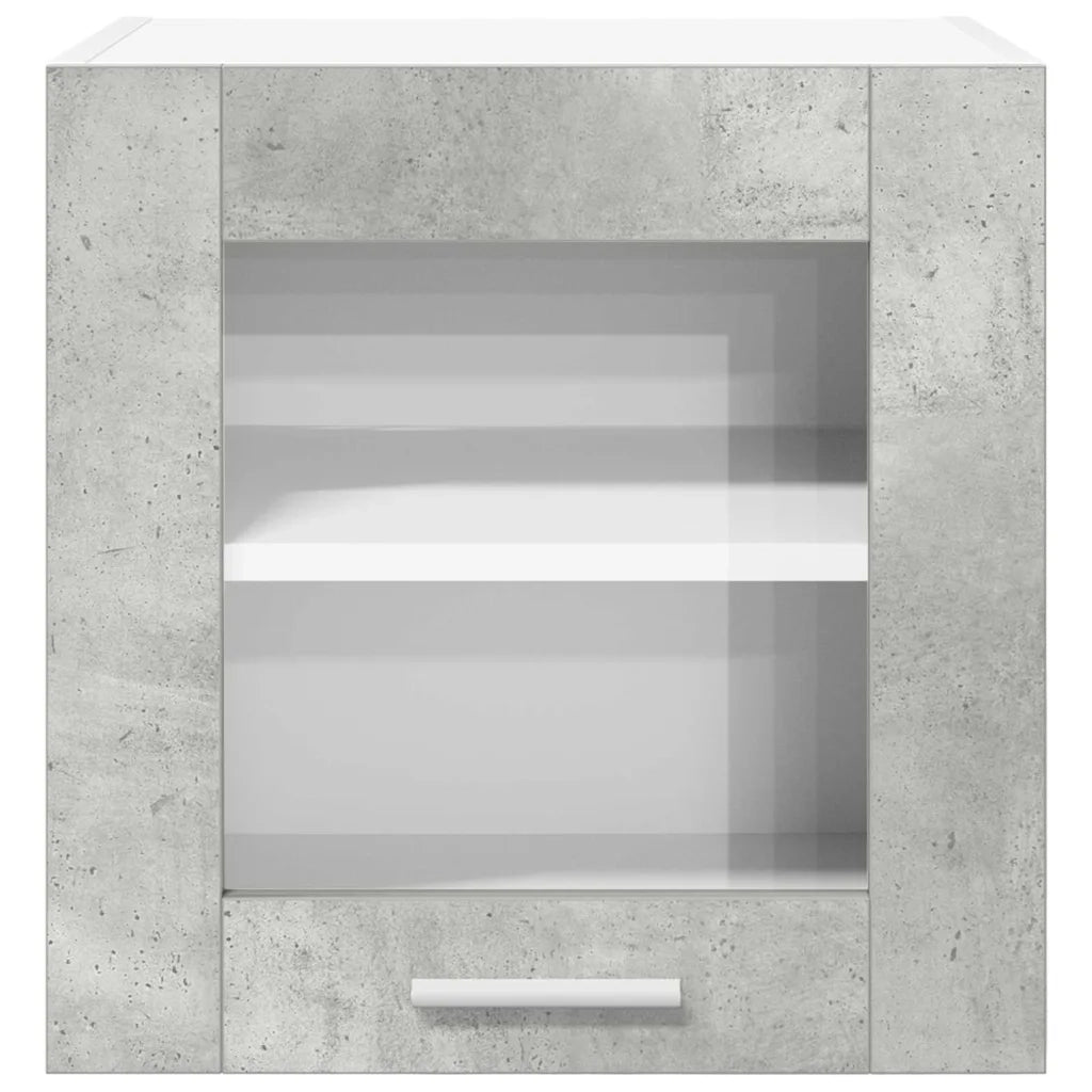 Armadio pensile Riga 2 pcs Grigio cemento 40 x 31 x 40 cm 884201