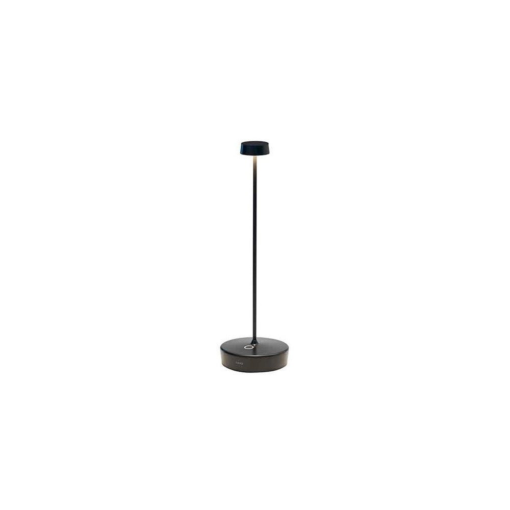Lampada a led da tavolo Swap Pro ricaricabile e dimmerabile nera