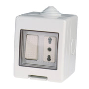 KIT DEVIATORE 10A E PRESA 10/16A IP55
