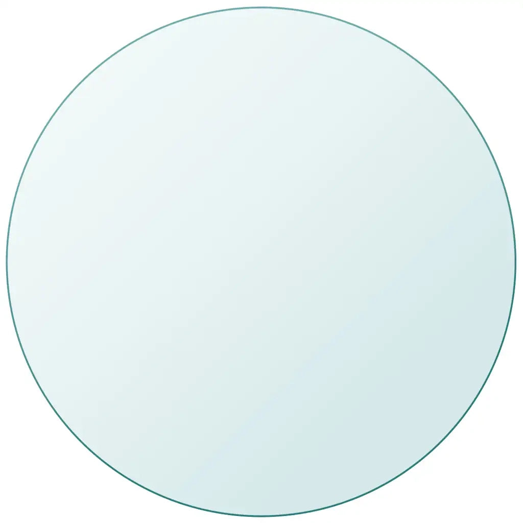 Dessus de table ronde en verre trempé 300 mm