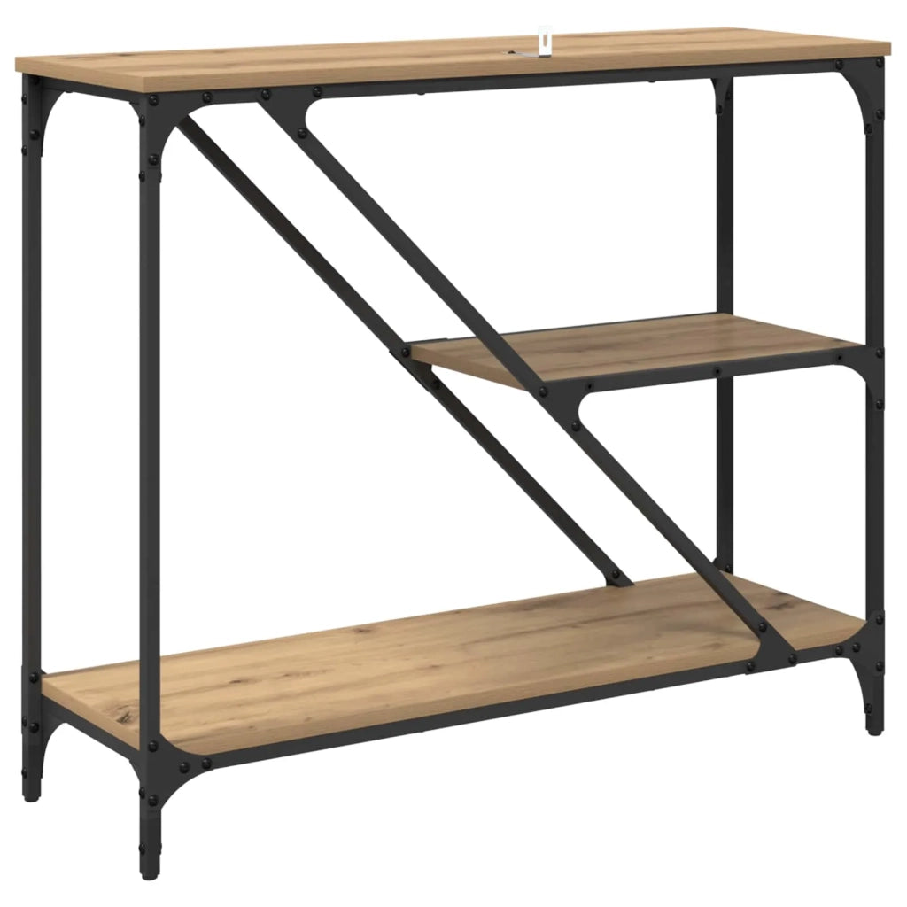 Table console Chêne artisanal 88,5 x 30 x 75 cm