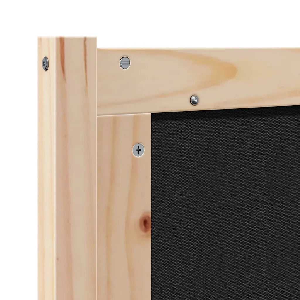 Testiera | Testata Marrone e grigio chiaro 120 cm Legno di pino massello
