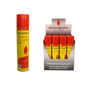 BOMBOLETTA RICARICA GAS 90 ML RONSON RRG10130- 12,0 pz