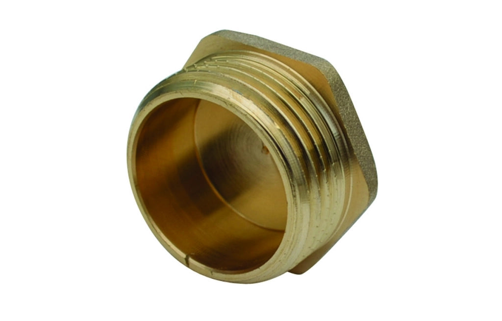 TAPPO MASCHIO OTTONE GIALLO IBP- 1 -CONF- FAIDF- pezzi 1