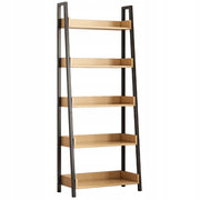 Scaffale a scala per libri da ufficio soggiorno loft
