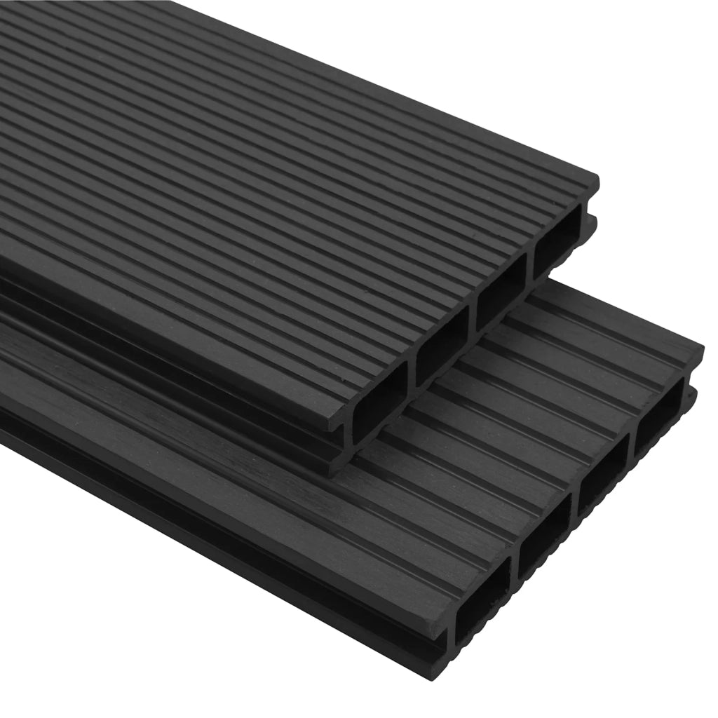 Pavimento da Deck 120 pcs Nero WPC 3444711