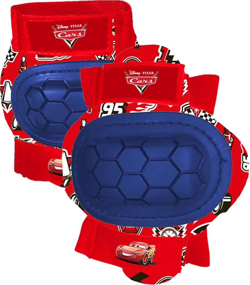 Kit con gomitiere e ginocchiere Disney Cars da bambino. Taglia XS (3-6 anni)