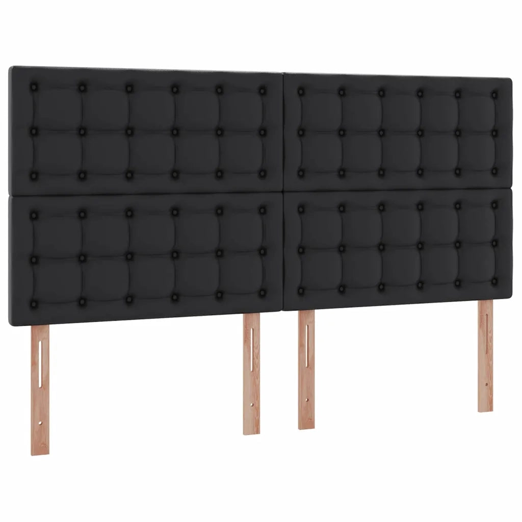 Letto con contenitore e materasso Nero 180 x 200 cm 3372177