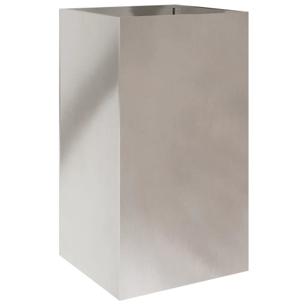 Fioriera Argento 42x38x75 cm in Acciaio Inox