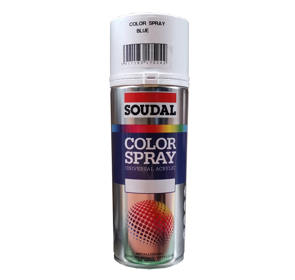 BOMBOLETTA SPRAY FERROMICACEO SOUDAL 400 ml - Grigio antracite - 6 pezzi- SOUDAL