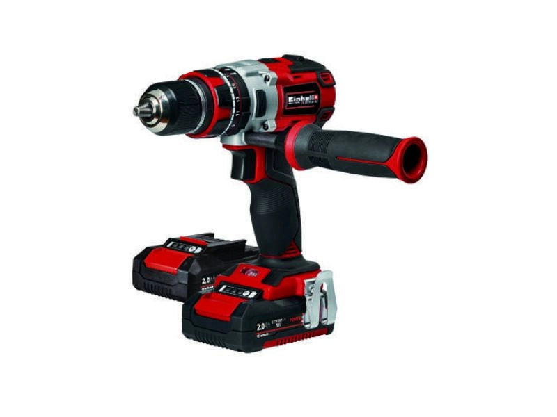Trapano a percussione Einhell TE-CD 18 Li-i BL con 2 batterie 18V 2Ah