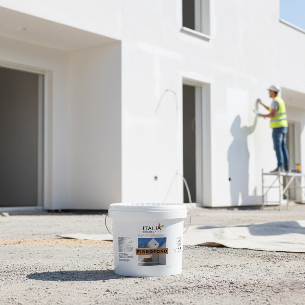 Fibrofond m coprente consolidante esterni alta traspirazione bianco *** formato 12.5 lt, confezione 1