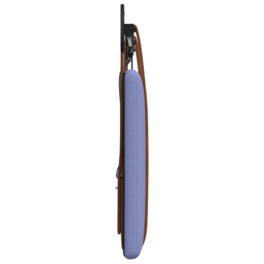 Testiera | Testata sospesa Con luce LED Blu jeans PU Antico