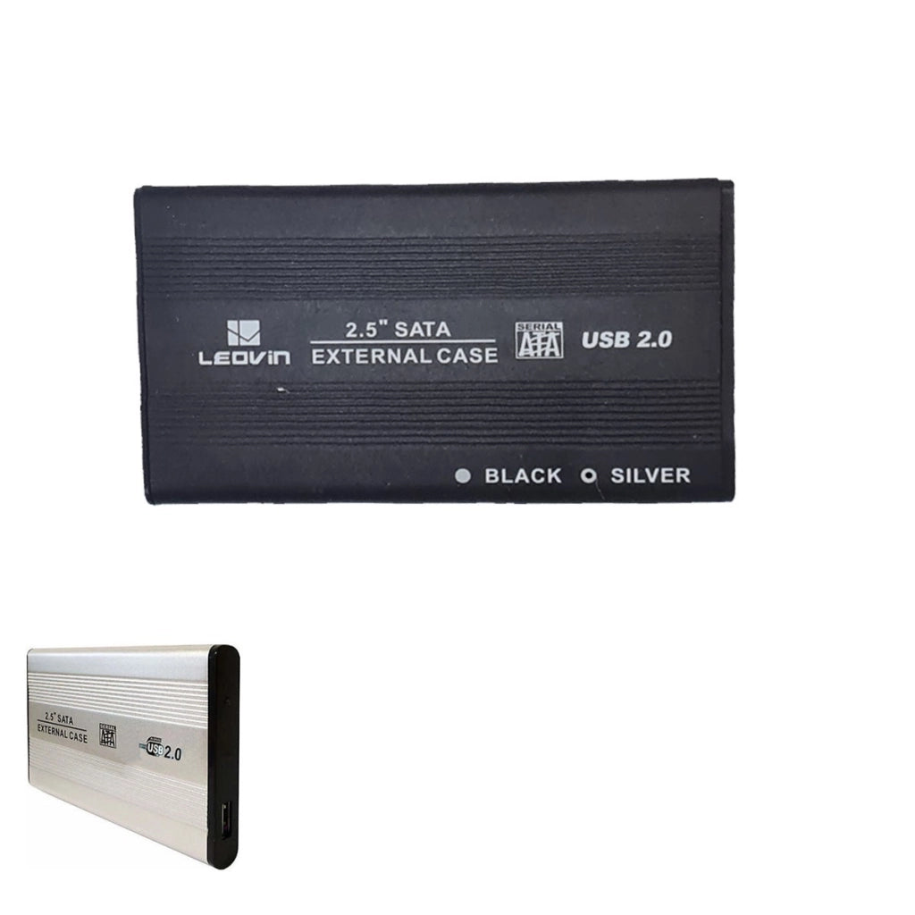 CASE BOX ESTERNO PER HARDISK HARD DISK ALLUMINIO HD 2.5" SATA USB 2.0 HDD LE-105
