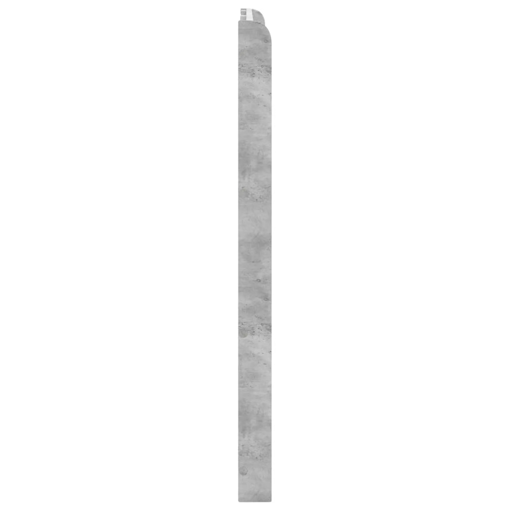 Testiera Letto Grigio Cemento Legno ingegnerizzato 889588