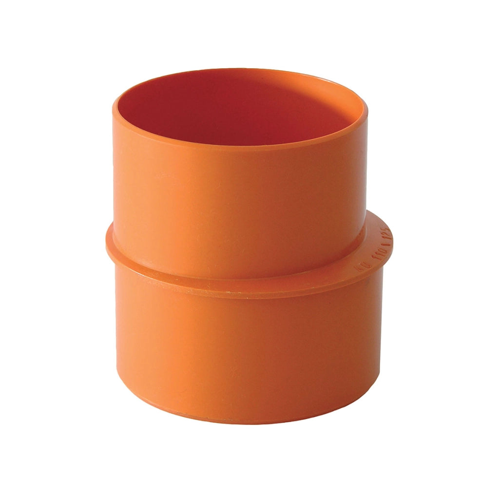 AUMENTO IN PVC ARANCIO- Diam. 63F x 125M- senza- pezzi 1