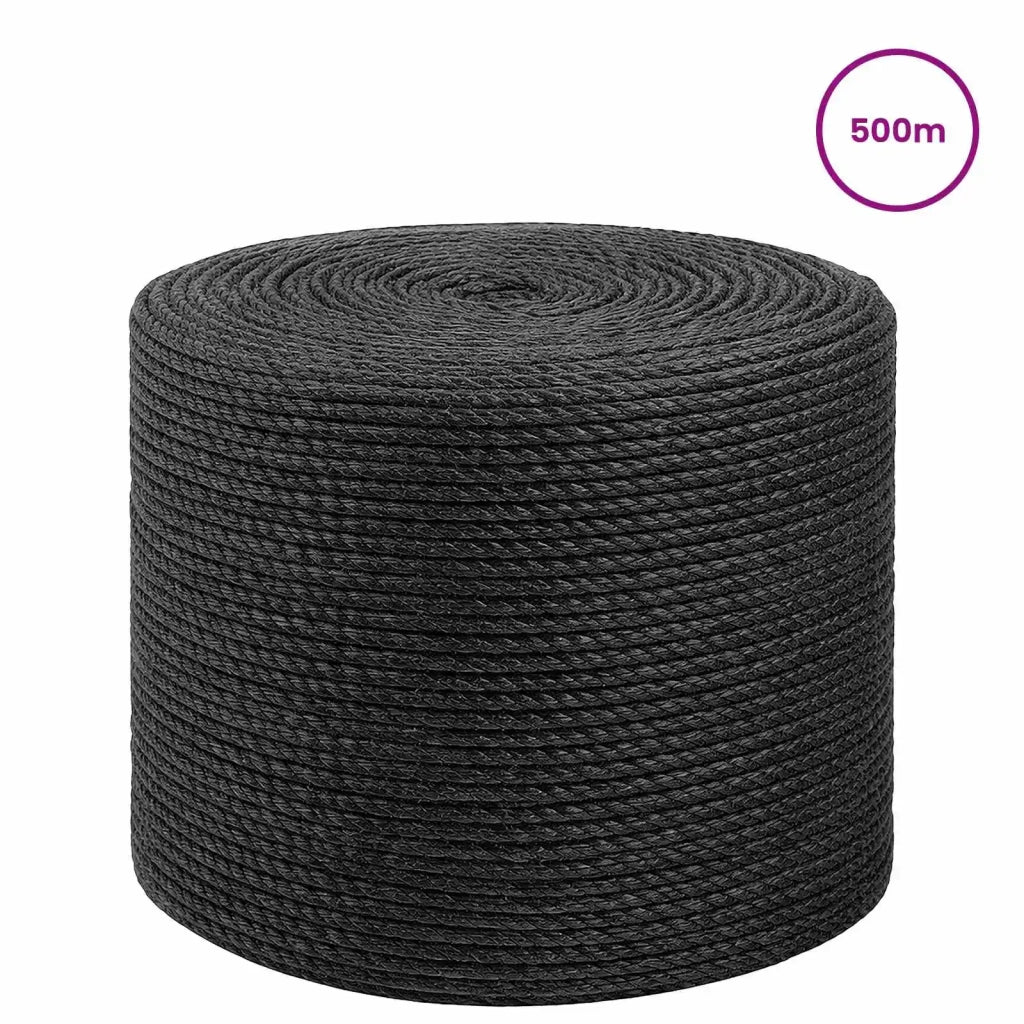Corda | Fune di Juta 8 Nero 100% juta Tossa