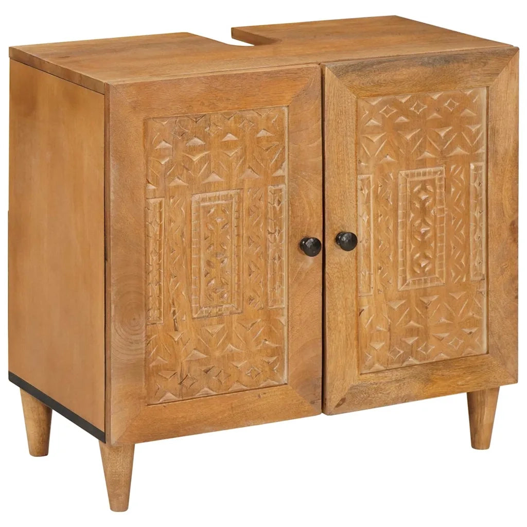Set di mobili per il bagno 5 pcs Marrone Legno multistrato 3310069