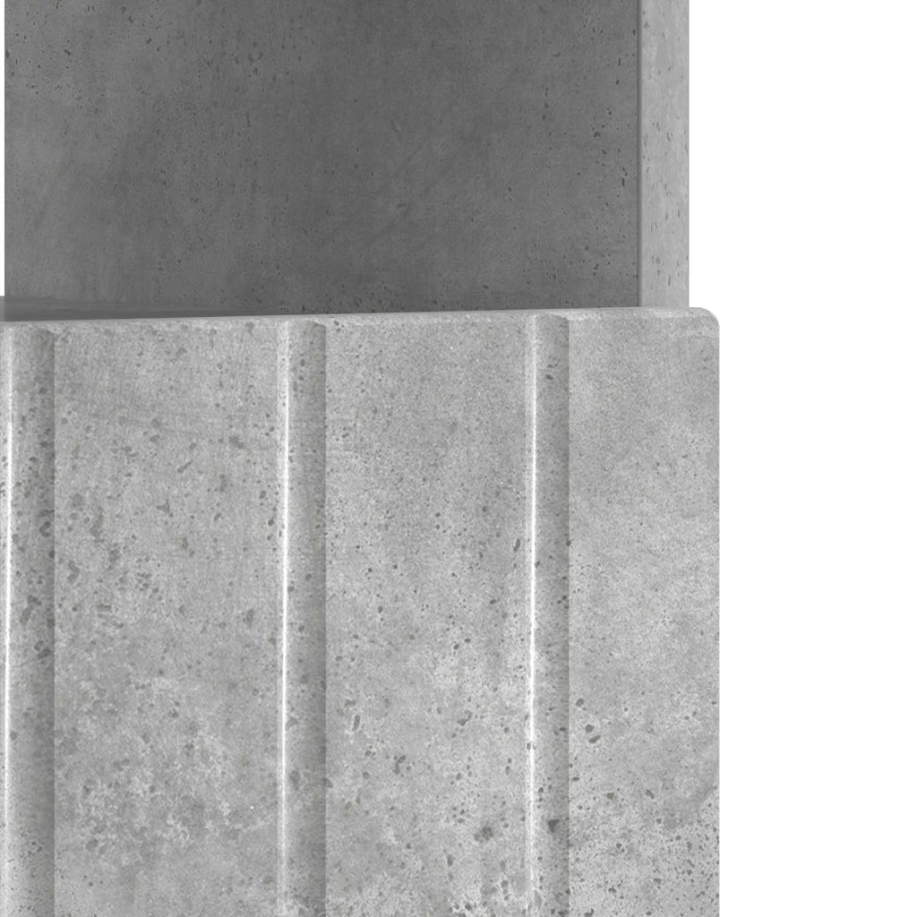 Mobile TV LED ZWOLLE 100 x 35 x 43 cm Grigio Cemento 896548