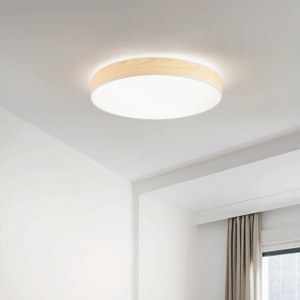 Paralume Cilindro Set Finitura Beige Diametro 90Cm Altezza 9Cm Ideal Lux
