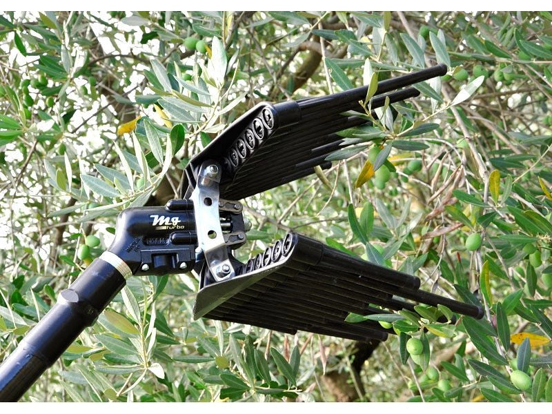 Abbacchiatore pneumatico per olive Lisam MG Turbo con astine arrotondate