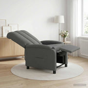 Poltrona reclinabile Grigio Scuro Tessuto 42034958