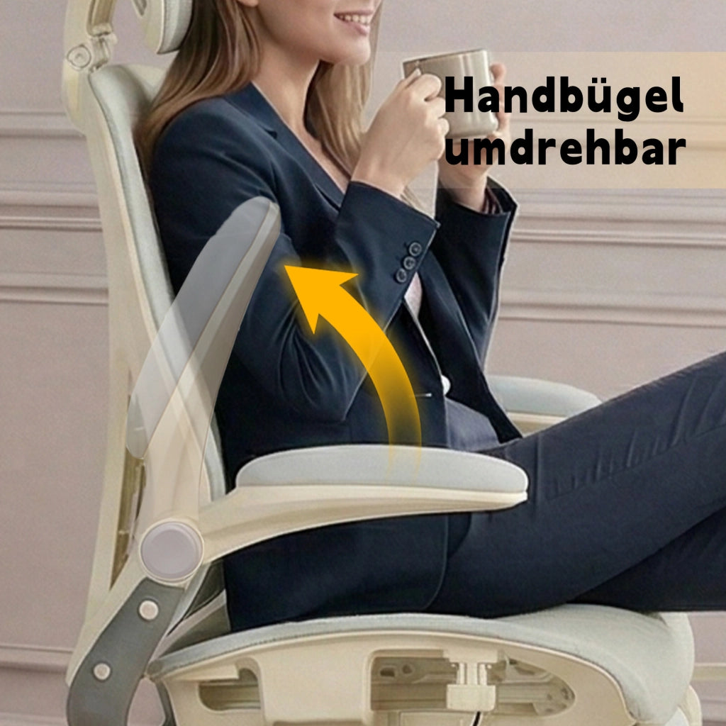 Sedia da ufficio ergonomica con schienale rete ¨C Minimal ¨C grigio