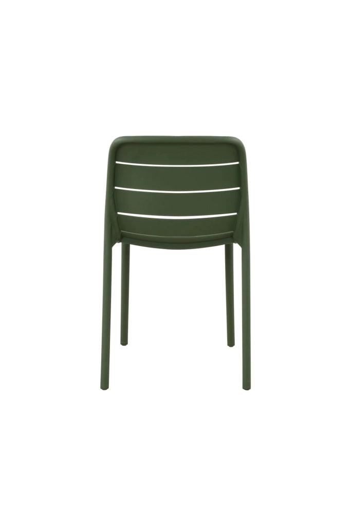 SET 4 SEDIA ITACA POLIPROPILENE VERDE INGLESE