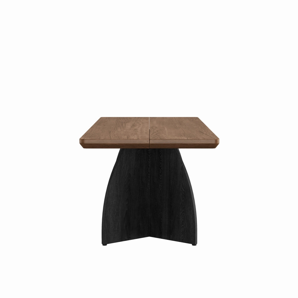 Tavolo da pranzo 160x80 cm in MDF noce