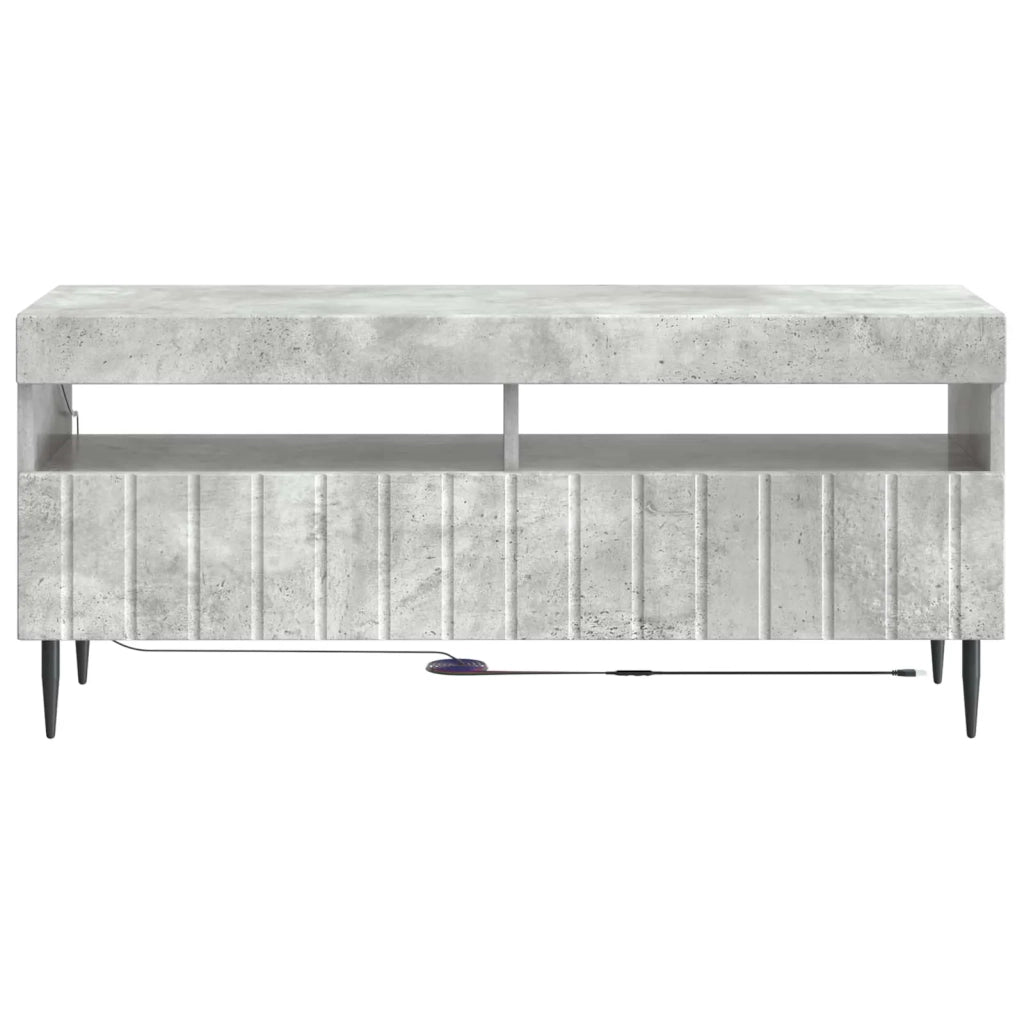 Mobile TV LED ZWOLLE 100 x 35 x 43 cm Grigio Cemento 896548