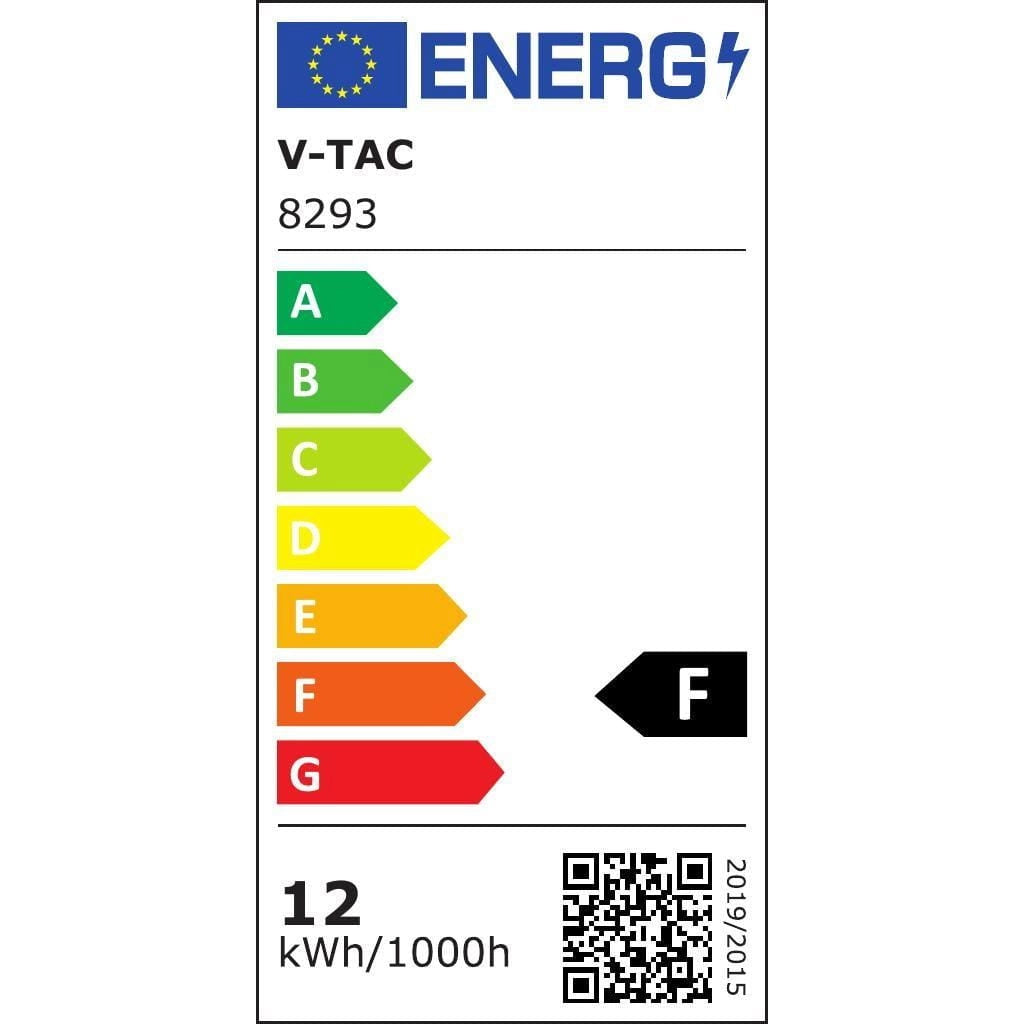 Applique V-TAC VT-814 LED 12W 3000K 1100lm IP65 nera