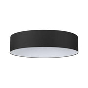 Set di Paralumi Cilindro D90 H18 Nero in Tessuto - Ideal Lux Collezione SET