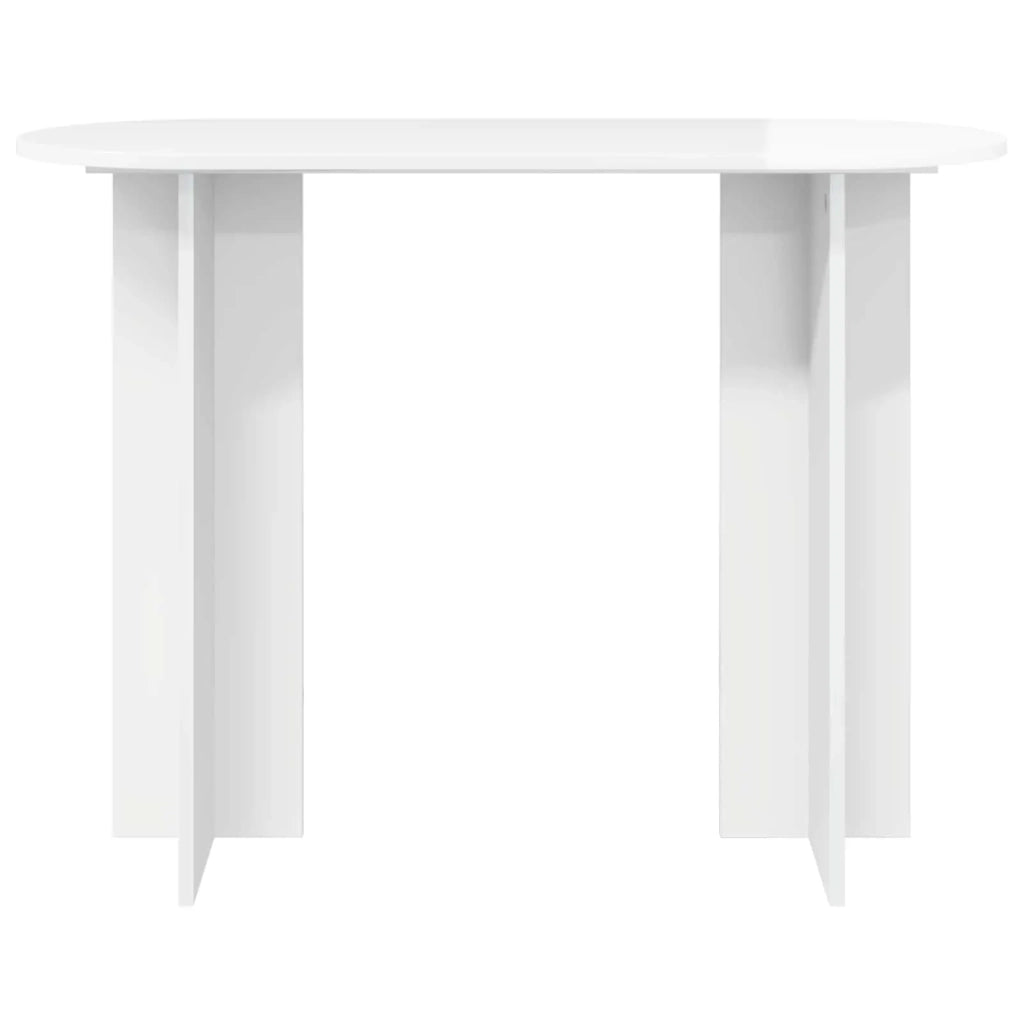 Tavolo Consolle | Tavolo d'Ingresso Bianco Lucido 100 x 39,5 x 75 cm