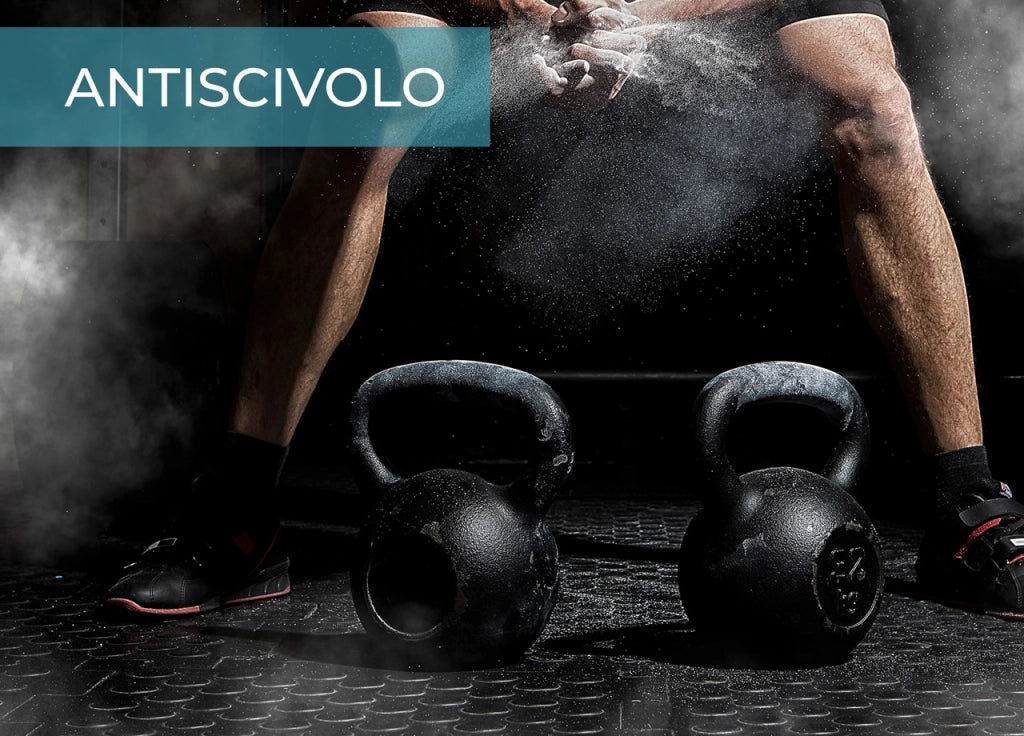 Tappeto Rivestimento Pavimento Gommato PVC Con Bolle Colore Nero Bollato - 100x300 - Floor Nero