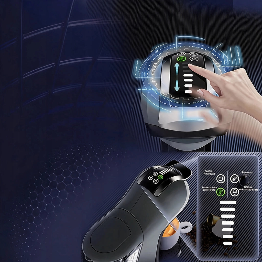 Macchina da Caffè HiBREW H17 4 in 1 20 Bar 1400 W Caldo/Freddo con Touch Screen e Serbatoio 1 L